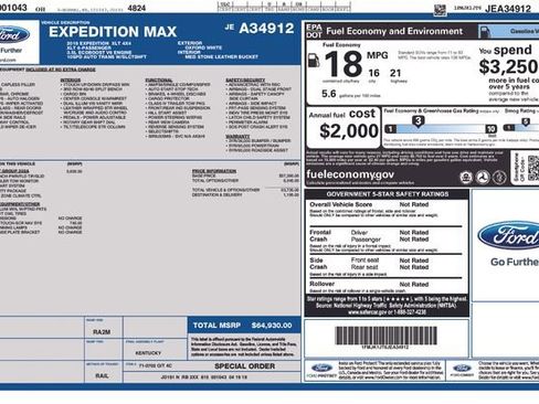 Used 2018 Ford Expedition Max XLT w/ Equipment Group 202A image 38