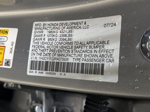 Used 2024 Honda Accord LX image 40