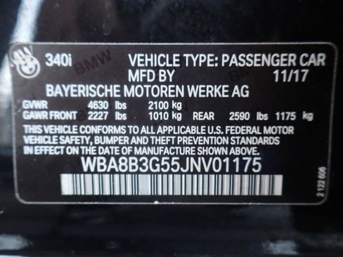 Used 2018 BMW 340i Sedan RWD image 33