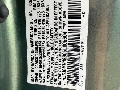 Used 2005 Honda Element LX image 21