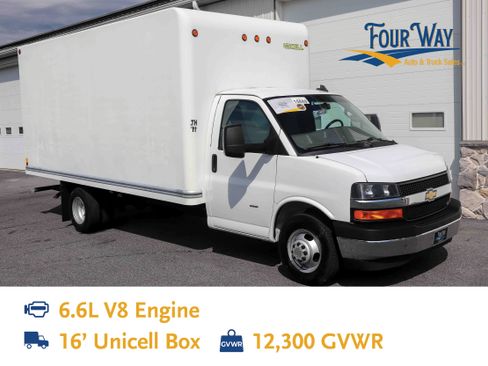 Used 2022 Chevrolet Express 3500 w/ Power Convenience Package RWD image 1