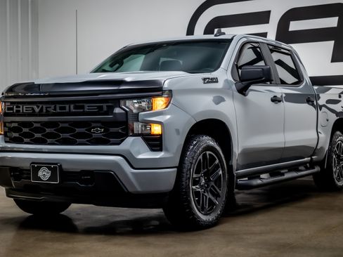 Used 2024 Chevrolet Silverado 1500 Custom w/ Turbomax Blackout Package AWD/4WD image 30