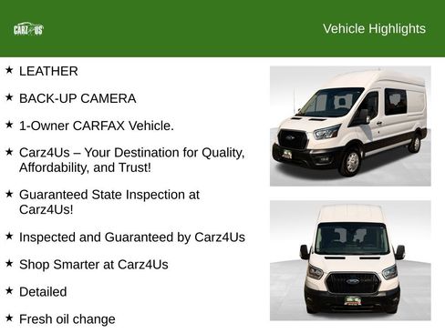 Used 2023 Ford Transit 350 148 High Roof w/ Exterior Upgrade Package RWD image 36