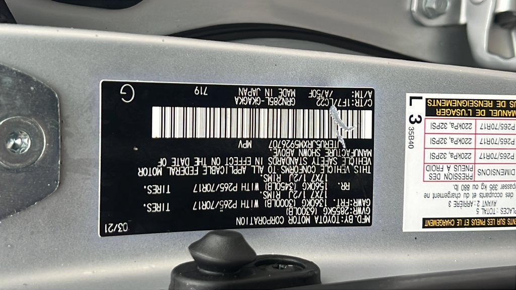 Certified 2021 Toyota 4Runner TRD Off-Road Premium w/ Moonroof Package AWD/4WD image 25
