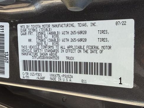 Used 2022 Toyota Tundra SR5 AWD/4WD image 26