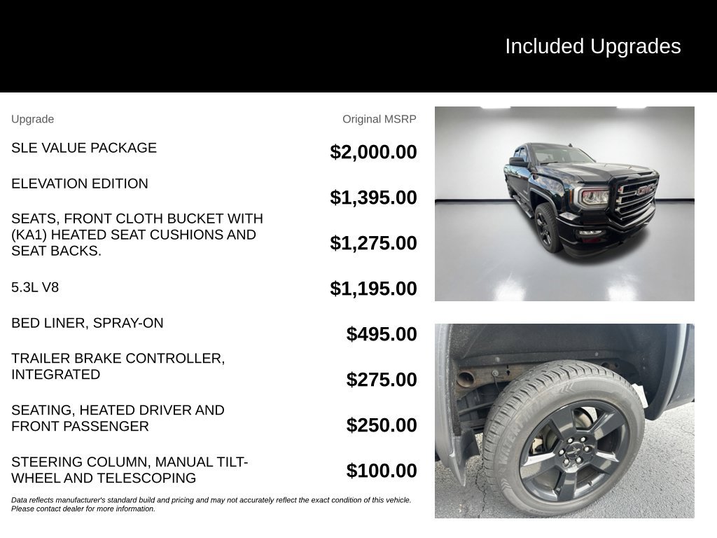 Used 2017 GMC Sierra 1500 SLE w/ SLE Value Package AWD/4WD image 7