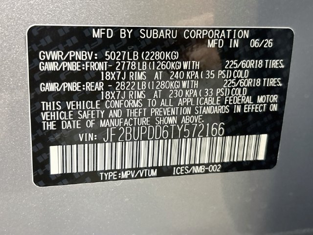 New 2026 Subaru Outback Limited AWD/4WD image 33