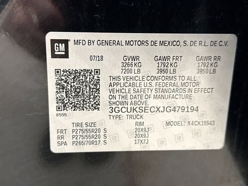 Used 2018 Chevrolet Silverado 1500 LTZ Z71 image 11