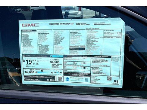 New 2026 GMC Canyon AT4 w/ Technology Plus Package AWD/4WD image 12