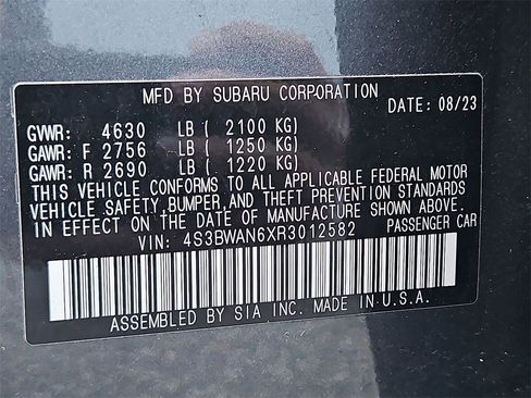 Used 2024 Subaru Legacy Limited image 27