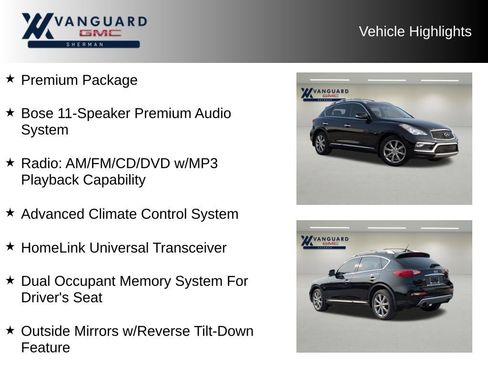 Used 2017 INFINITI QX50 2WD w/ Premium Plus Package image 11