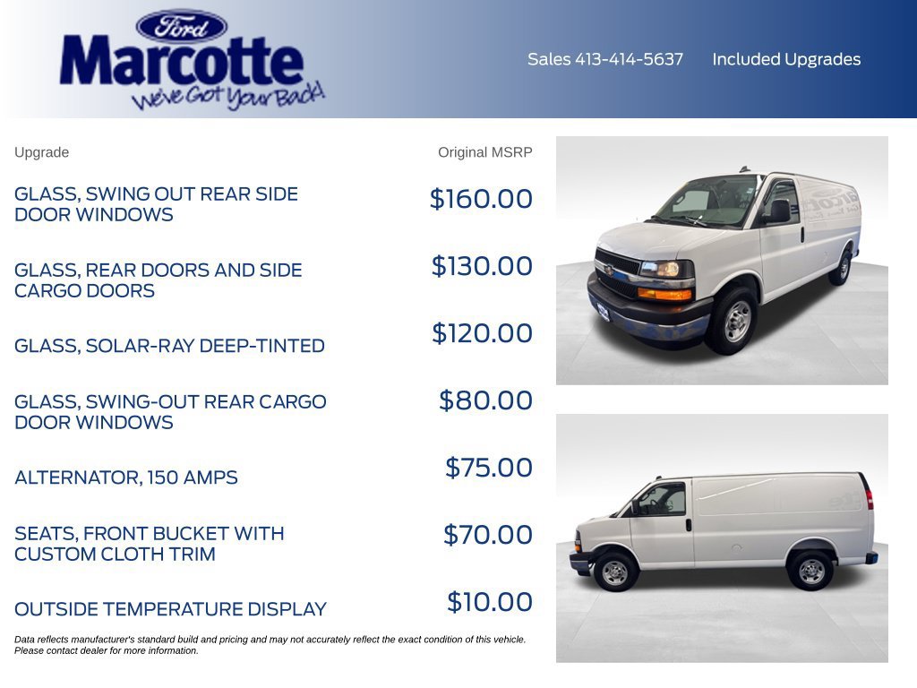 Used 2025 Chevrolet Express 2500 w/ Driver Convenience Package RWD image 6