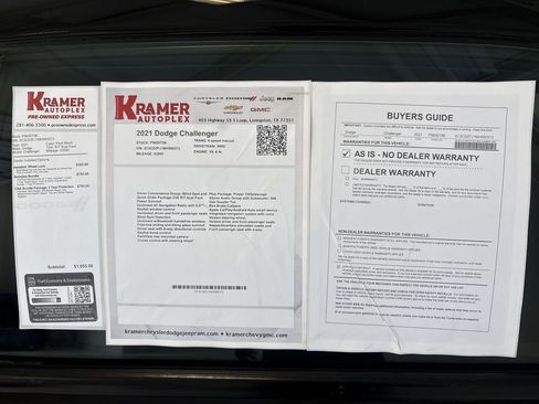 Used 2021 Dodge Challenger R/T Scat Pack w/ Plus Package RWD image 35