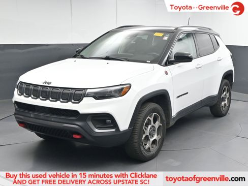 Used 2022 Jeep Compass Trailhawk w/ Trailhawk Elite Group image 1