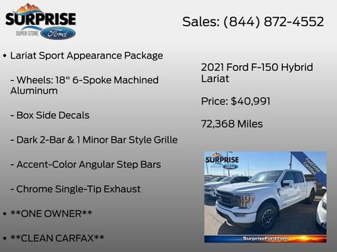 Used 2021 Ford F150 Lariat AWD/4WD image 20