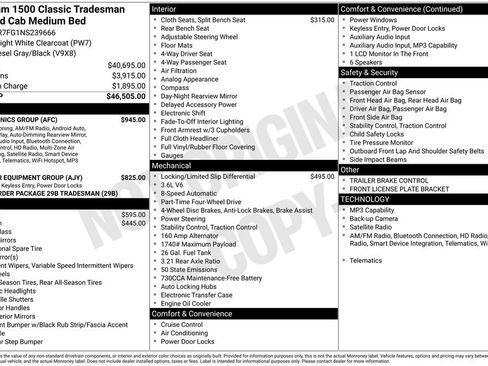 Used 2022 RAM 1500 Tradesman w/ Electronics Group AWD/4WD image 17