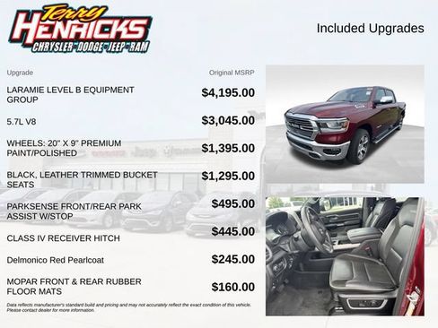 Used 2023 RAM 1500 Laramie AWD/4WD image 8