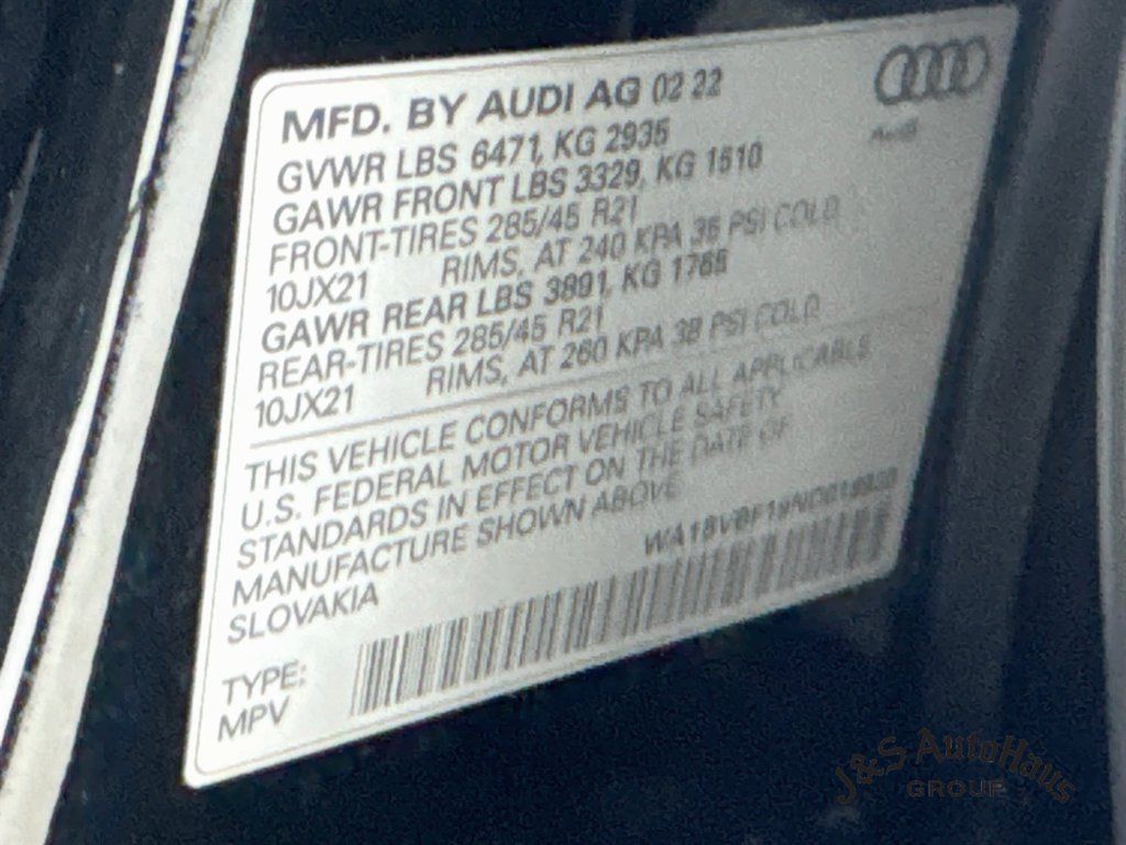 Used 2022 Audi Q8 Premium Plus w/ Premium Plus Package AWD/4WD image 41