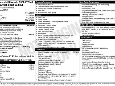 Used 2021 Chevrolet Silverado 1500 LT Trail Boss w/ Convenience Package II AWD/4WD image 5