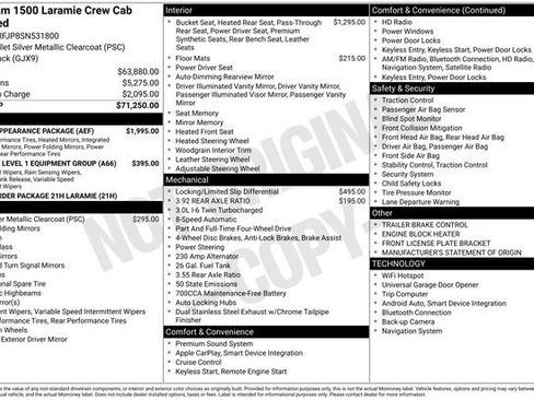 Used 2025 RAM 1500 Laramie w/ Sport Appearance Package image 39
