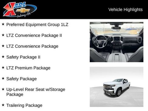 Used 2019 Chevrolet Silverado 1500 LTZ w/ LTZ Premium Package image 2