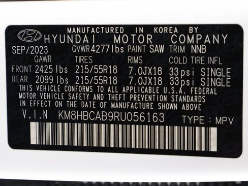 Used 2024 Hyundai Kona SEL AWD/4WD image 38