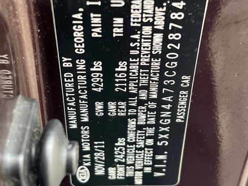 Used 2012 Kia Optima EX FWD image 23
