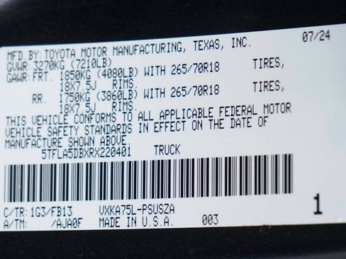 Used 2024 Toyota Tundra SR5 w/ TRD Off-Road Package image 52