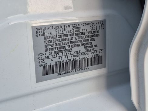 Used 2025 Nissan Sentra SV FWD image 24