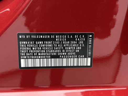 Used 2025 Volkswagen Jetta SE w/ Sunroof Package FWD image 25