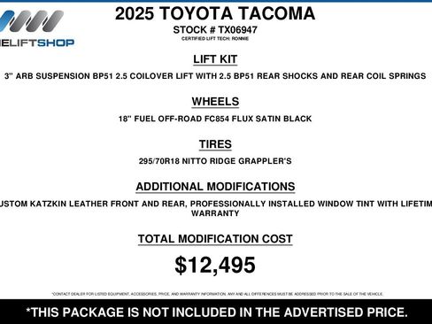 Used 2025 Toyota Tacoma TRD Off-Road image 2