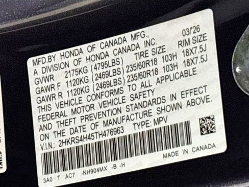 New 2026 Honda CR-V EX image 25