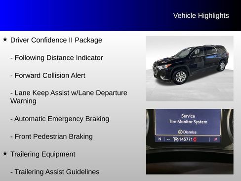 Used 2020 Chevrolet Traverse LT w/ Driver Confidence II Package image 8
