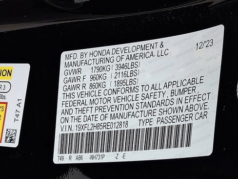 Certified 2024 Honda Civic Sport image 22