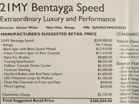 Used 2021 Bentley Bentayga Speed image 23