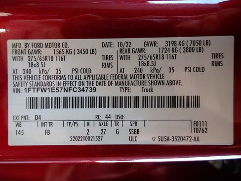 Certified 2022 Ford F150 XLT w/ Equipment Group 302A High image 19