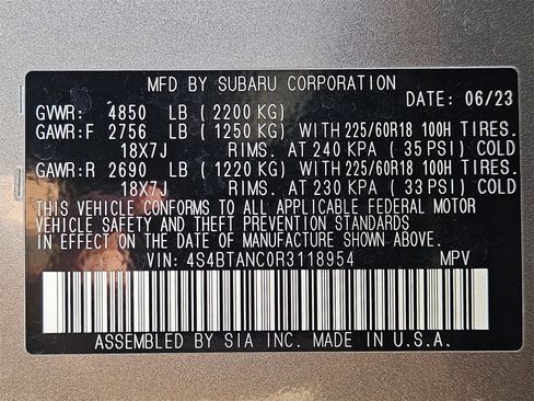 Used 2024 Subaru Outback Limited image 28