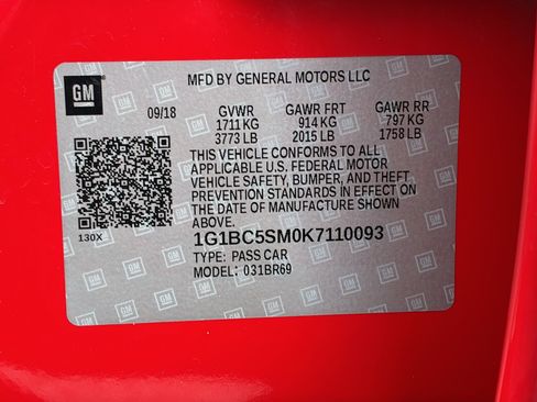 Used 2019 Chevrolet Cruze LS w/ LS Convenience Package FWD image 28