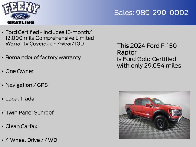 Used 2024 Ford F150 Raptor AWD/4WD image 5