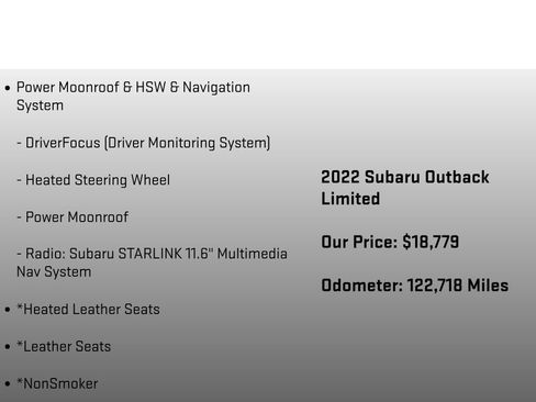 Used 2022 Subaru Outback Limited image 6