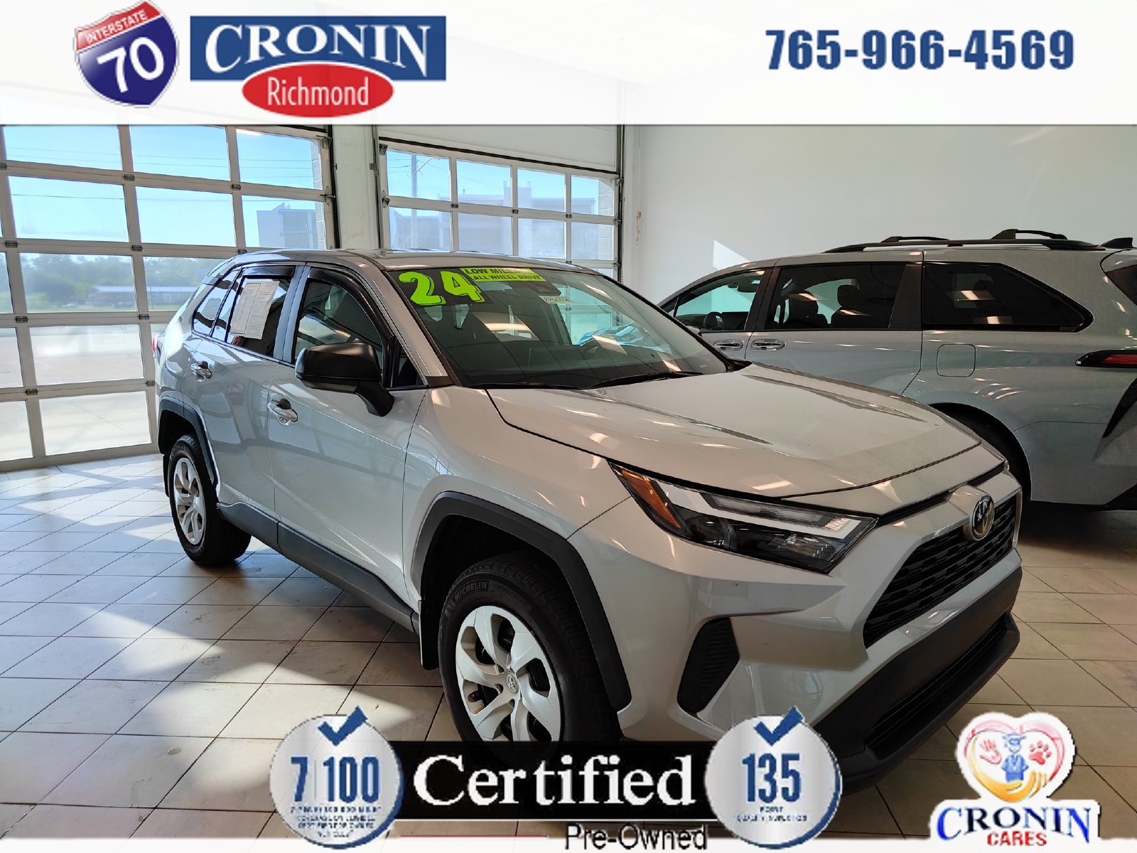 Used 2024 Toyota RAV4 LE AWD/4WD image 1