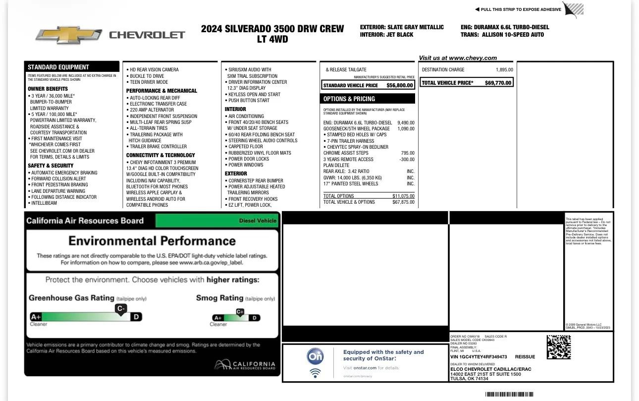 Used 2024 Chevrolet Silverado 3500 LT AWD/4WD image 27