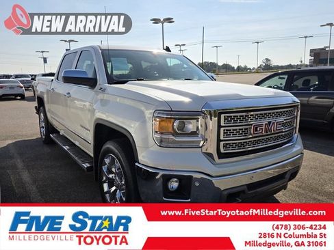 Used 2015 GMC Sierra 1500 SLT w/ SLT Crew Cab Value Package AWD/4WD image 1