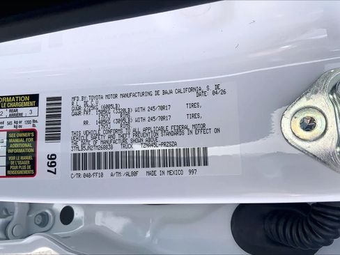 New 2026 Toyota Tacoma SR5 AWD/4WD image 21