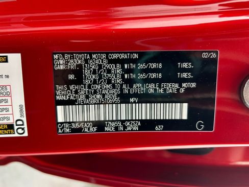 New 2026 Toyota 4Runner TRD Off-Road Premium AWD/4WD image 34