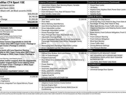 Certified 2023 Cadillac CT4 Sport w/ Climate Package image 34