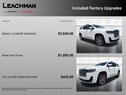 Certified 2023 GMC Acadia Denali w/ Denali Ultimate Package FWD image 8