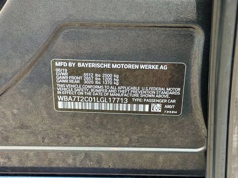 Used 2020 BMW 740i w/ Cold Weather Package RWD image 44