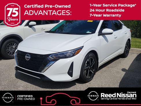 Certified 2025 Nissan Sentra SV FWD image 1