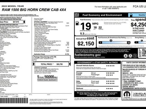 Used 2022 RAM 1500 Big Horn AWD/4WD image 6